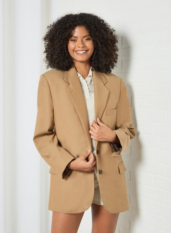 Oversized Blazer Brown