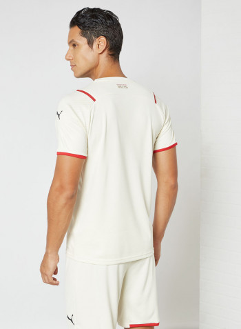 A.C. Milan Away Shirt Replica T-Shirt Cream