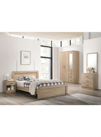 Cooper Twin Sized Bed Brown