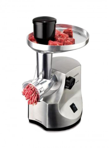 Die Cast Metal Meat Grinder 1600W MG510 Silver/Clear