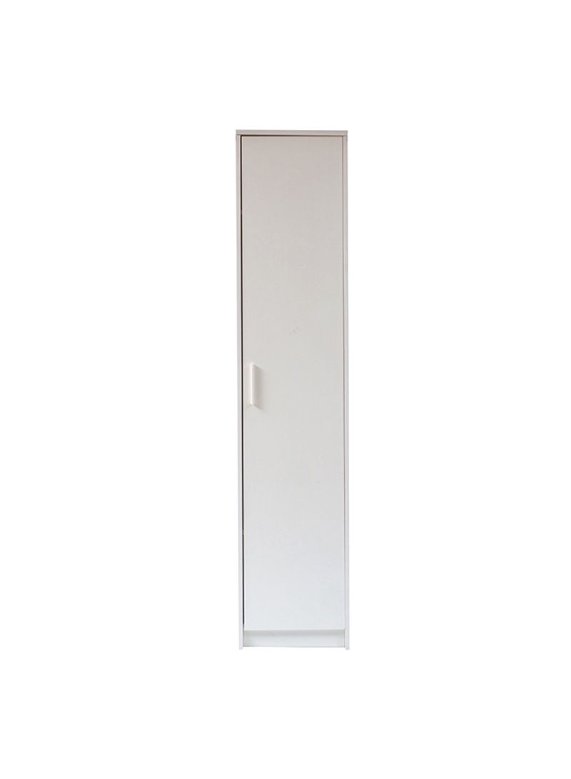 Boston 1-Door Wardrobe White 45x210x55cm