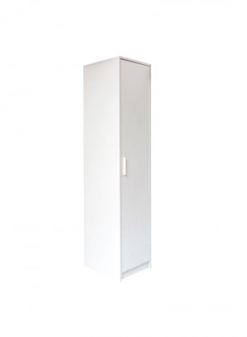 Boston 1-Door Wardrobe White 45x210x55cm