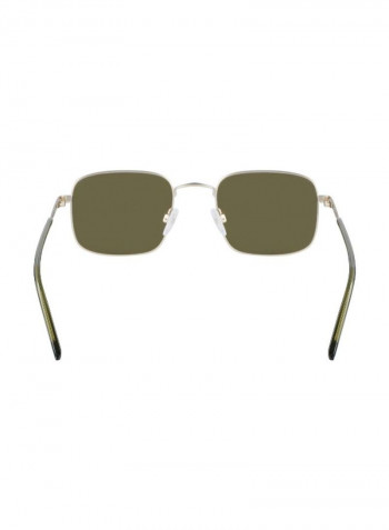 Men's Full Rimmed Square Frame Sunglasses - Lens Size: 51 mm