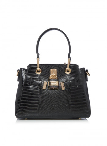 Dinkidarryl Padlock Tote Black