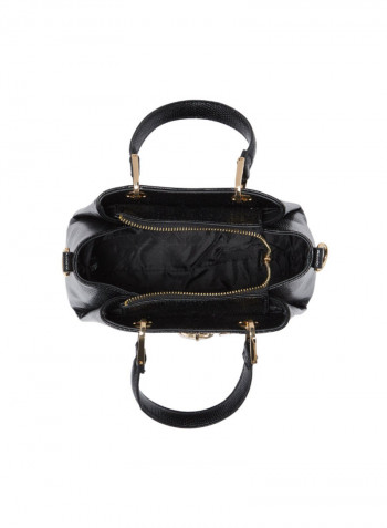 Dinkidarryl Padlock Tote Black