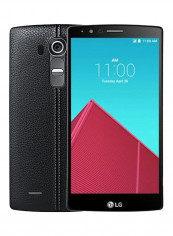 G4 H818 Dual SIM Black 32GB 3GB RAM 4G LTE Leather Back Cover