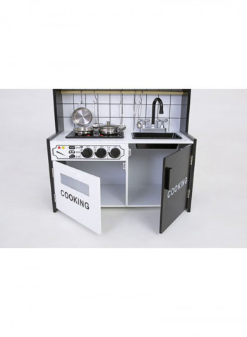 Wooden Kitchen Set 60.5x31x91cm