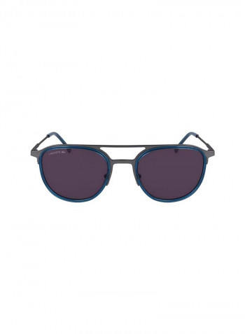 Men's Full-Rim Metal Oval Sunglasses - Lens Size: 54 mm