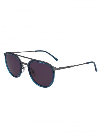 Men's Full-Rim Metal Oval Sunglasses - Lens Size: 54 mm