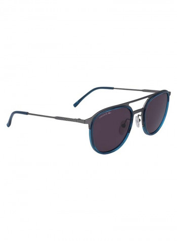 Men's Full-Rim Metal Oval Sunglasses - Lens Size: 54 mm