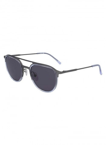 Men's Full-Rim Metal Oval Sunglasses - Lens Size: 54 mm