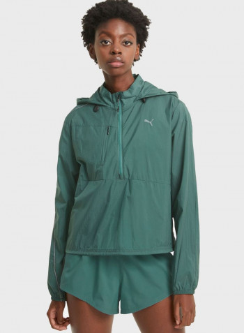 Run Lite Woven Jacket Green