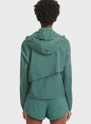 Run Lite Woven Jacket Green