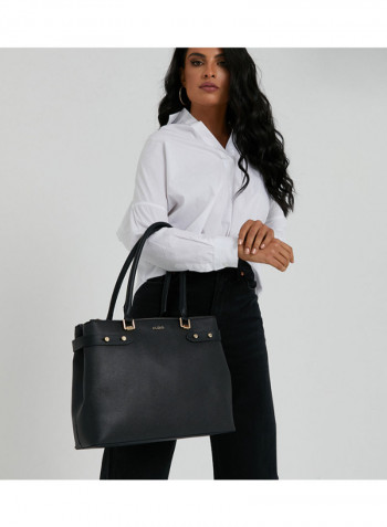 Stylish And Durable Trackandfield Hand Bag Black