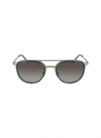 Men's Full-Rim Metal Oval Sunglasses - Lens Size: 54 mm