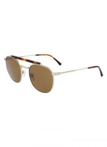 Men's Full-Rim Metal Round Sunglasses - Lens Size: 53 mm
