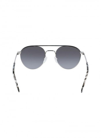 Full-Rim Metal Oval Sunglasses - Lens Size: 52 mm