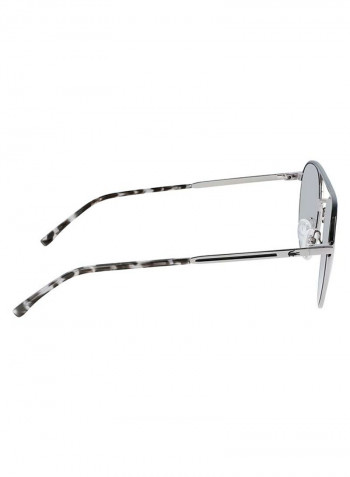 Full-Rim Metal Oval Sunglasses - Lens Size: 52 mm