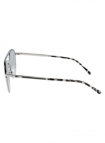 Full-Rim Metal Oval Sunglasses - Lens Size: 52 mm