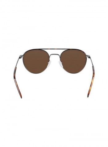 Full-Rim Metal Oval Sunglasses - Lens Size: 52 mm
