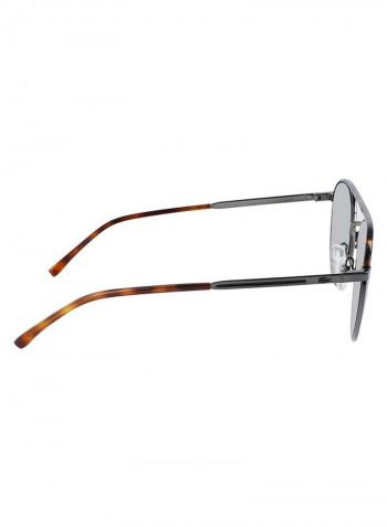 Full-Rim Metal Oval Sunglasses - Lens Size: 52 mm