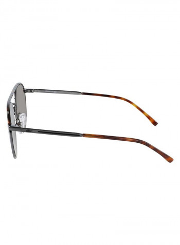 Full-Rim Metal Oval Sunglasses - Lens Size: 52 mm