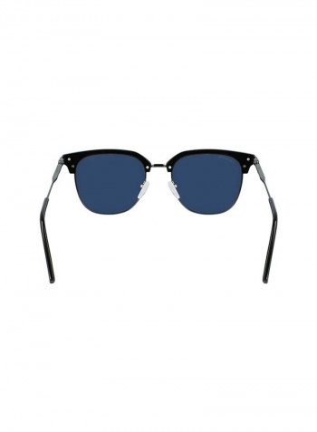 Men's Full-Rim Metal Modified Rectangle Sunglasses - Lens Size: 52 mm
