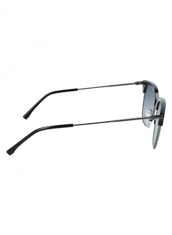 Men's Full-Rim Metal Modified Rectangle Sunglasses - Lens Size: 52 mm