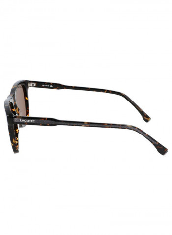 Men's Full Rimmed Modified Rectangular Frame Sunglasses - Lens Size: 53 mm