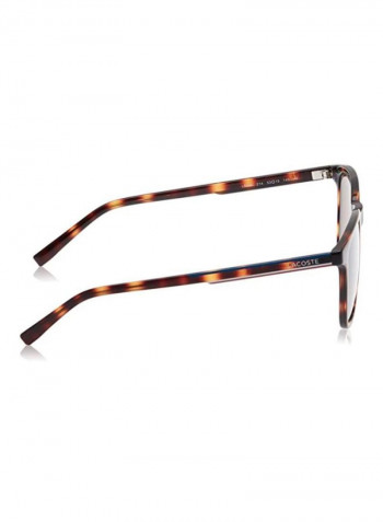 Men's Full Rimmed Modified Rectangular Frame Sunglasses - Lens Size: 53 mm