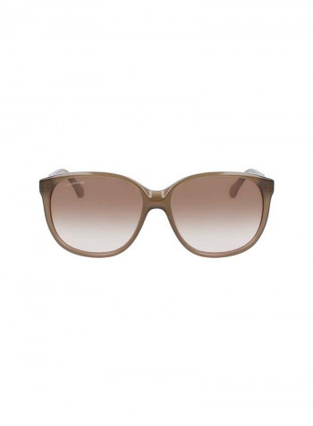 Women's Full-Rim ZYL Modified Rectangle Sunglasses - Lens Size: 60 mm