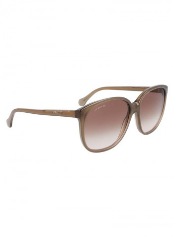 Women's Full-Rim ZYL Modified Rectangle Sunglasses - Lens Size: 60 mm