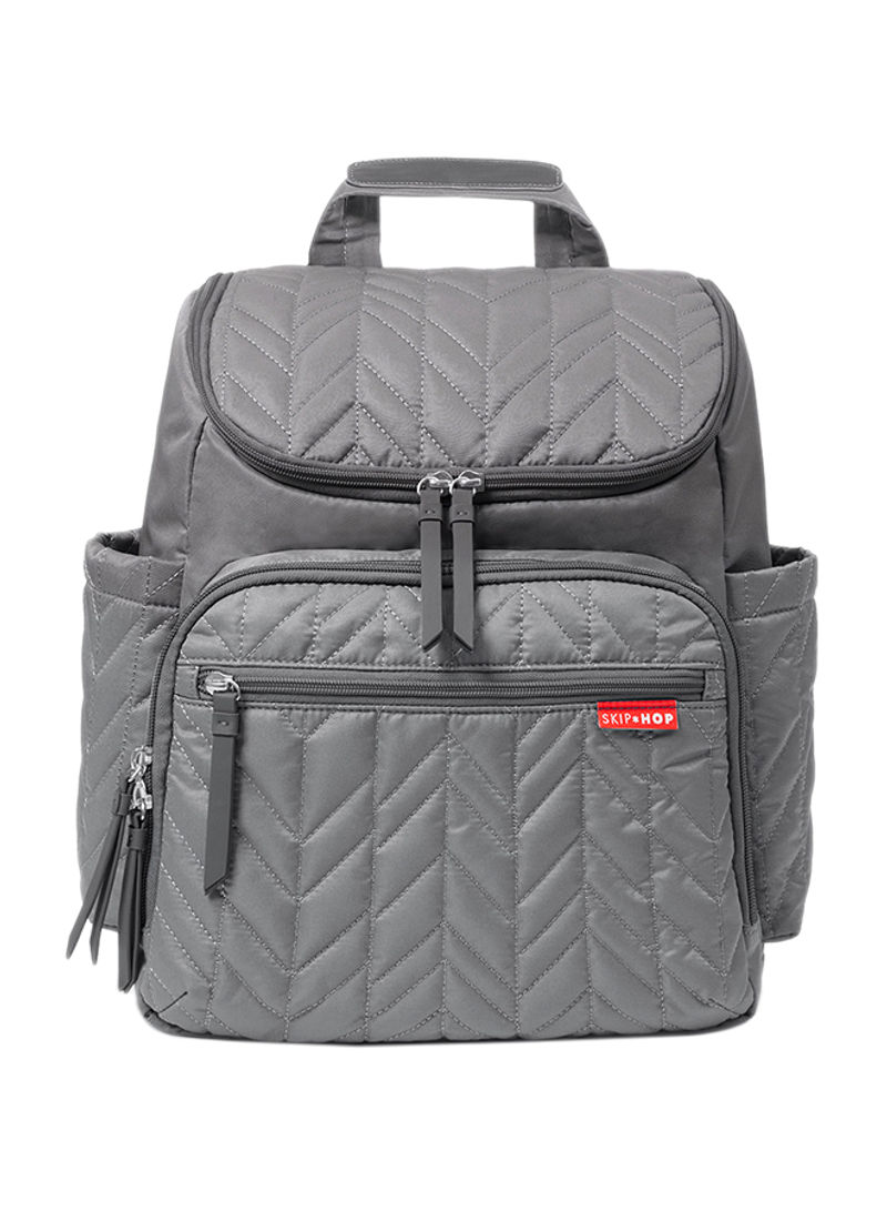 Forma Backpack Diaper Bag - Grey