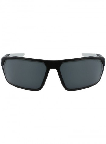 Men's Clash Full Rimmed Modified Rectangular Frame Sunglasses