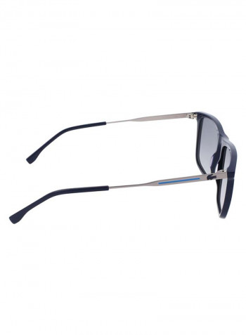 Men's Full-Rim ZYL Modified Rectangle Sunglasses - Lens Size: 55 mm