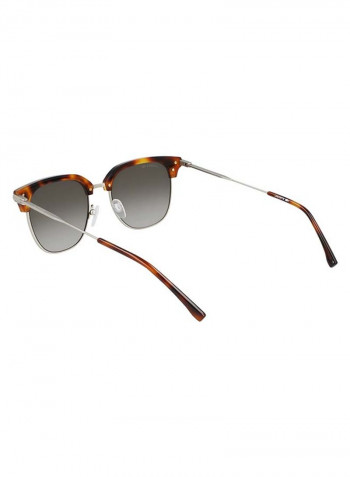 Men's Full-Rim Metal Modified Rectangle Sunglasses - Lens Size: 52 mm