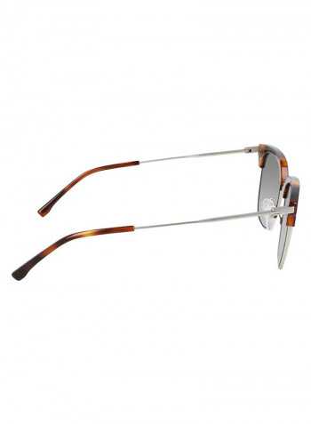 Men's Full-Rim Metal Modified Rectangle Sunglasses - Lens Size: 52 mm