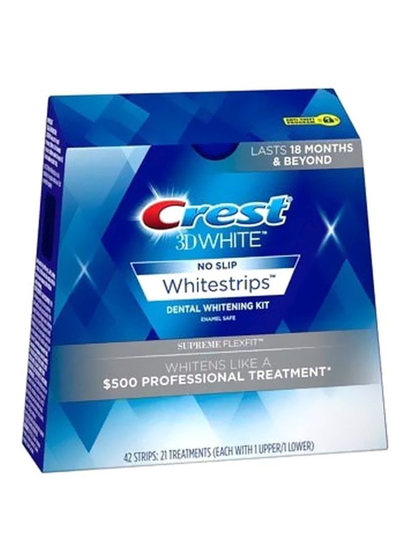 3D White No Slip Whitestrips Dental Whitening Kit