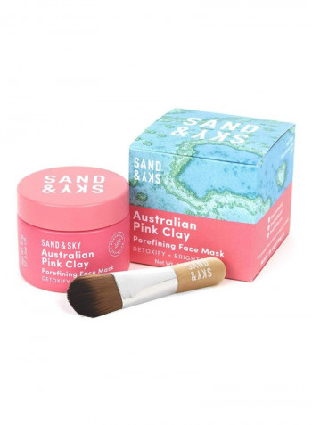 Australian Clay Porefining Face Mask With Applicator 2.1ounce