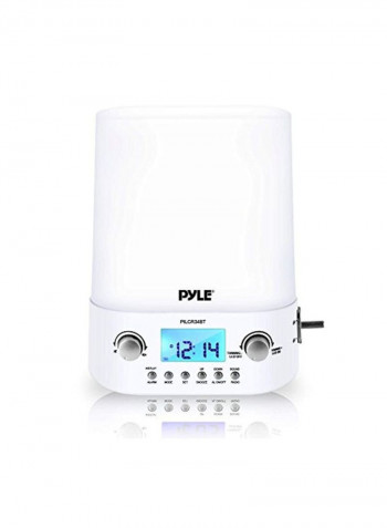 Bluetooth Radio Alarm Clock PILCR34BT White/Grey