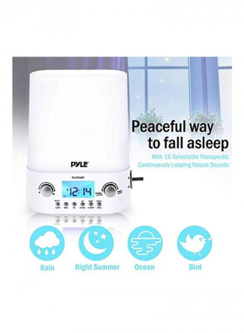 Bluetooth Radio Alarm Clock PILCR34BT White/Grey