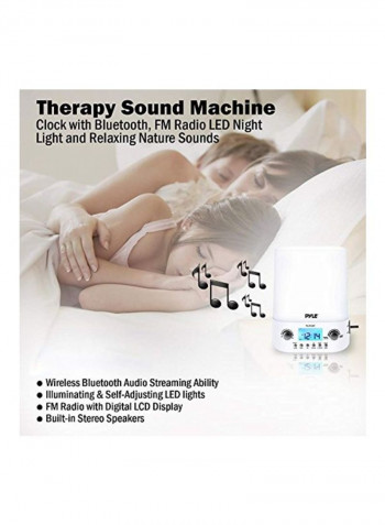 Bluetooth Radio Alarm Clock PILCR34BT White/Grey