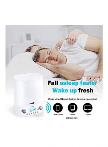 Bluetooth Radio Alarm Clock PILCR34BT White/Grey