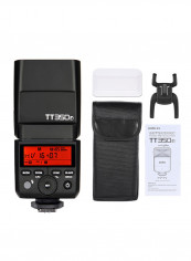 Mini Master And Slave Flashlight For Canon DSLR Black