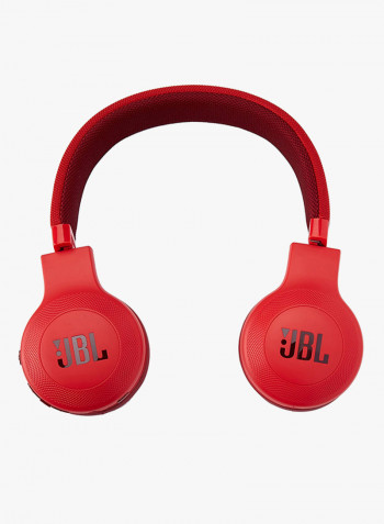 On-Ear Bluetooth Headphones With Mic Red