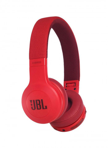 On-Ear Bluetooth Headphones With Mic Red