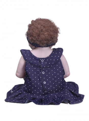 Silicone Body Reborn Baby Doll Toy 47 x 15 x 23سنتيمتر