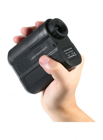Handheld Laser Digital Rangefinder Black 600meter