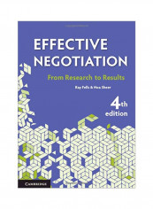 Effective Negotiation: From Research To Results Paperback 4