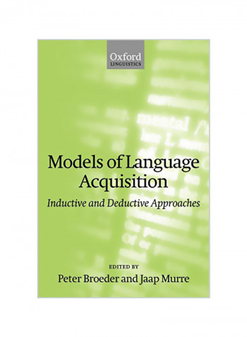 Models Of Language Acquisition Paperback